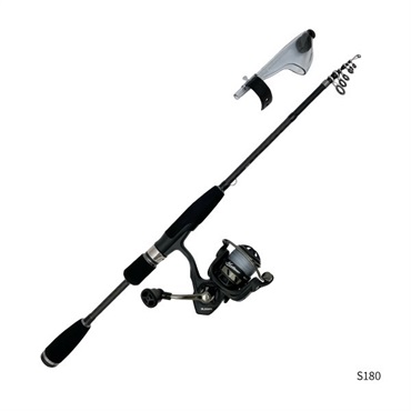 CROWNPEACKS  PACK  SET【振出仕様のコンパクトロッド＆リールセット】(S180)